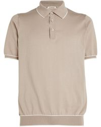 FIORONI CASHMERE - Cotton Polo Shirt - Lyst