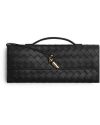 Bottega Veneta - Leather Andiamo Clutch Bag - Lyst