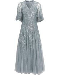 Needle & Thread - Sequinned Maxi Dress - Lyst