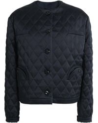Blazé Milano - Quilted Gliss Cropped Jacket - Lyst