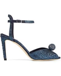 Jimmy Choo - Sacora 85 Embellished Heeled Sandals - Lyst