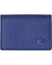 Burberry - Leather Ekd Folding Card Case - Lyst