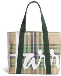 Harrods - Medium Tartan Check Tote Bag - Lyst