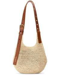 Loewe - X Paula's Ibiza Small Raffia-Leather Tote Bag - Lyst