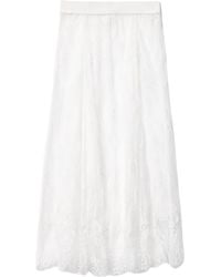 AllSaints - Lace Arran Maxi Skirt - Lyst