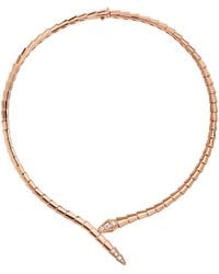 BVLGARI - And Diamond Serpenti Viper Necklace - Lyst