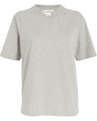 Victoria Beckham - Organic Cotton Football T-shirt - Lyst