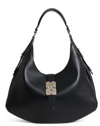 Ganni - Large Leather Kat Shoulder Bag - Lyst