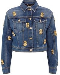 Moschino Jean and denim jackets for Women | Online Sale up to 45% off | Lyst