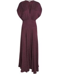 Maje - Jacquard Maxi Dress - Lyst