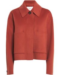 JOSEPH - Wool-Silk Cropped Kalaa Jacket - Lyst