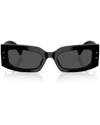 Dolce & Gabbana - Acetate Rectangular Sunglasses - Lyst