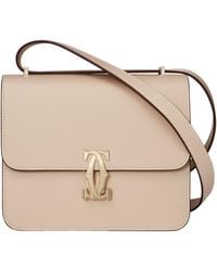 Cartier - Mini Leather C De Shoulder Bag - Lyst