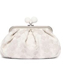 Weekend by Maxmara - Woven Jacquard Pasticcino Clutch Bag - Lyst