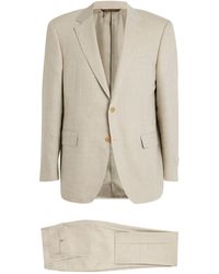 Canali - Linen-wool Two-piece Suit - Lyst