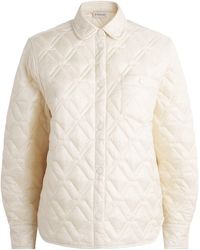 Moncler - Diamond-Quilted Overshirt - Lyst