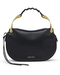 McQueen - Mini Leather Wishbone Top-Handle Bag - Lyst