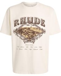 Rhude - Cotton Dakar Print T-Shirt - Lyst
