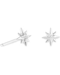 Astrid & Miyu - And Topaz Star Earrings - Lyst