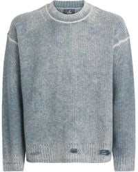 Represent - Wool Reversible Fade Out Sweater - Lyst