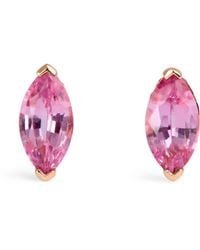 SHAY - Diamond And Sapphire Stud Earrings - Lyst