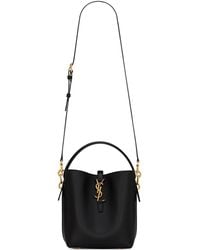 Saint Laurent - Le 5 À 7 Mini Leather Bucket Bag - Lyst