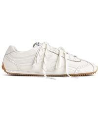 Sandro - Leather Light Wave Sneakers - Lyst