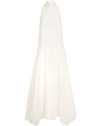 Brunello Cucinelli - Silk Maxi Dress - Lyst