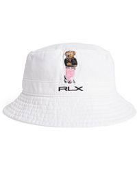 RLX Ralph Lauren - Embroidered Polo Bear Bucket Hat - Lyst