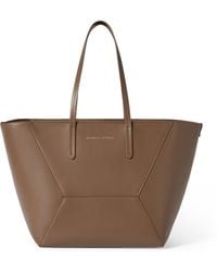 Brunello Cucinelli - Large Calfskin Bc Duo Tote Bag - Lyst