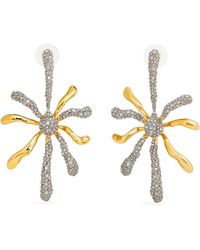 Alexis - Gold-plated Solanales Post Earrings - Lyst