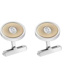 Cartier - Sterling And Double C De Cufflinks - Lyst