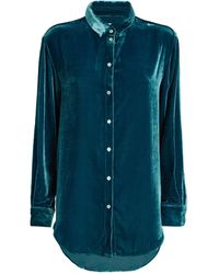 Asceno - Velvet London Pyjama Shirt - Lyst