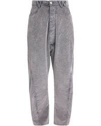 Vivienne Westwood - Corduroy Twisted Seam Straight Jeans - Lyst