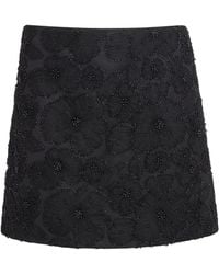 Veronica Beard - Embellished Olenna Mini Skirt - Lyst