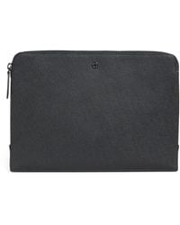 Harrods - Saffano Leather Laptop Pouch - Lyst