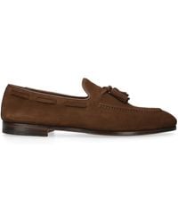 Church's - Suede Maidstone Tassle Loafers - Lyst