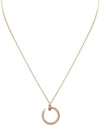 Cartier - And Diamond Juste Un Clou Necklace - Lyst