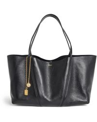 Chloé - Calfskin Spin East-West Tote Bag - Lyst