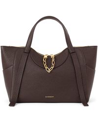 Givenchy - Medium Leather Snatch Top-Handle Bag - Lyst