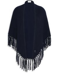 Weekend by Maxmara - Virgin Wool Fringed Shawl - Lyst