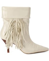 Kurt Geiger - Leather Piccadilly Slouch Boots - Lyst