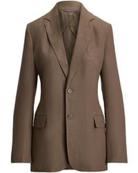 Ralph Lauren - Linen Marcy Jacket - Lyst