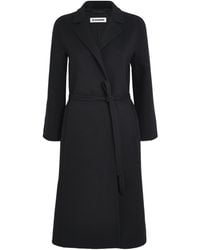 Jil Sander - Wool Belted Coat - Lyst