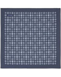 Eton - Silk Medallion Pocket Square - Lyst