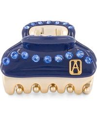 Alexandre De Paris - Plated Crystal-Embellished Claw Hair Clip - Lyst