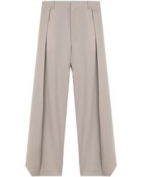 Loewe - Wool-Blend Pleated Trousers - Lyst