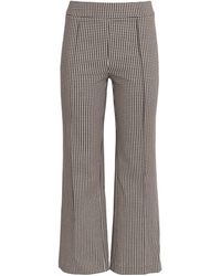 STAUD - Check Print Knack Trousers - Lyst