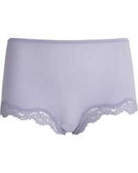 Skims - Lace-Trim Fits Everybody Boyshort Briefs - Lyst