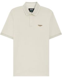 BOSS - X Aston Martin Cotton-Wool Polo Shirt - Lyst